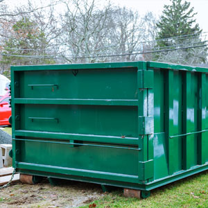 ROMO Junk Removal dumpster container
