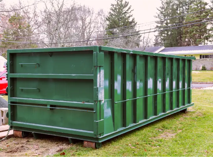 Dumpster rental services